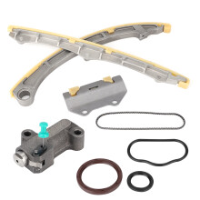 Zuverlässiger Steuerkettensatz für Honda 2002–2011 2,4L DOHC, inklusive Spanner, Ölpumpe, Kette und Führungsschienen, langlebig und wartungsfrei