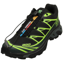 Salomon Xt-6 Unisex Running Trainers in Black Green - 9.5 UK