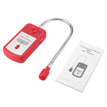 Tragbarer Gasschnüffler/Gasleckdetektor mit einstellbarer Empfindlichkeit, hoher Empfindlichkeit, flexiblem Sensorhals, LED-Alarm, akustischen und