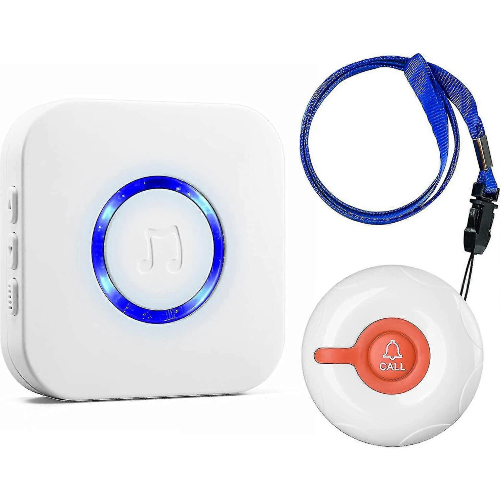 Alert Button For Seniors, Wireless Caregiver Pager Call Button For Elderly At Home