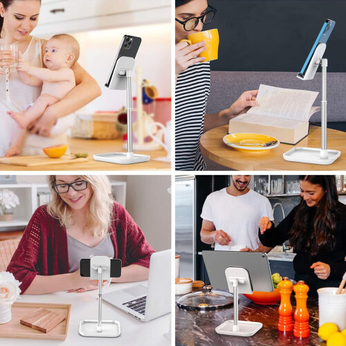 Gadget Support, Extremely Sturdy Stand for Hands Free Usage, Universal Compatibility & Thoughtful Design - Elevate Your Desk Setup (Green) 2