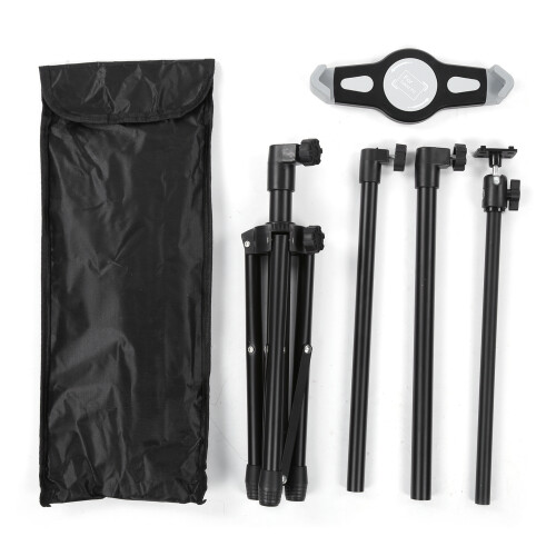 Tablet Floor Stand with Reliable Construction, Easy to Install for Various Activities (Black) 1