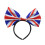 Γοητευτική κορδέλα με φιόγκο στο σχήμα του Union Jack, ιδανική για μακιγιάζ και 2