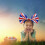 Γοητευτική κορδέλα με φιόγκο στο σχήμα του Union Jack, ιδανική για μακιγιάζ και 7