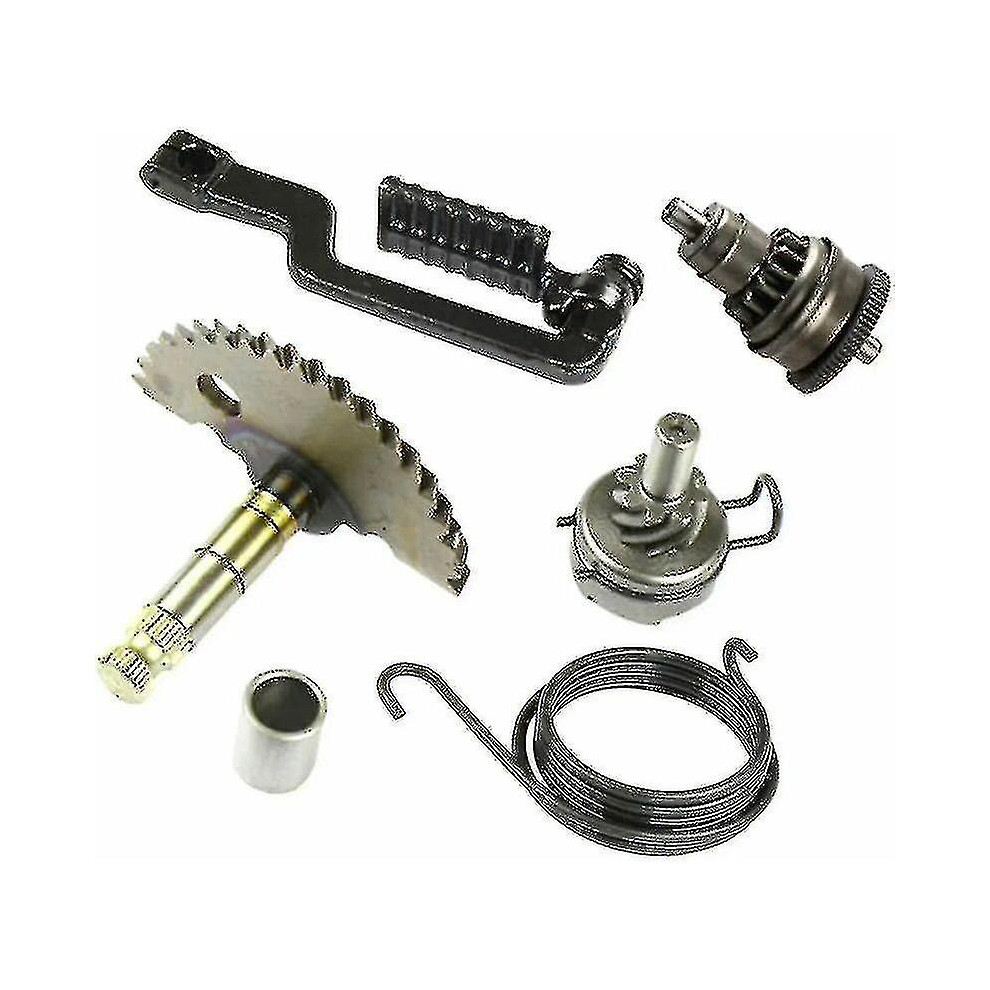 Kick Shaft Assembly Starter Gear Motor For Gy6 50Cc 60Cc 80Cc 4 Stroke Scooter 7624176650383