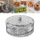 Uioepy Egg Storage Box with Automatic Rolling, Transparent Grey, Stackable | Compatible with Refrigerators | Space Saving 1