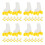 40Paires Mini Rollers Blancs Décoratifs Pour Jouets Poupées Créatifs 8
