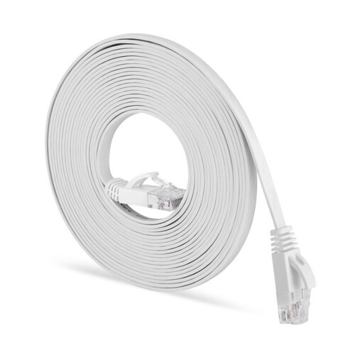 Enhanced Safety Ethernet Cable, Flat Design Ensuring No Interference With Stability, Supports1000Mbps Data Transmission Speed And Universal 1