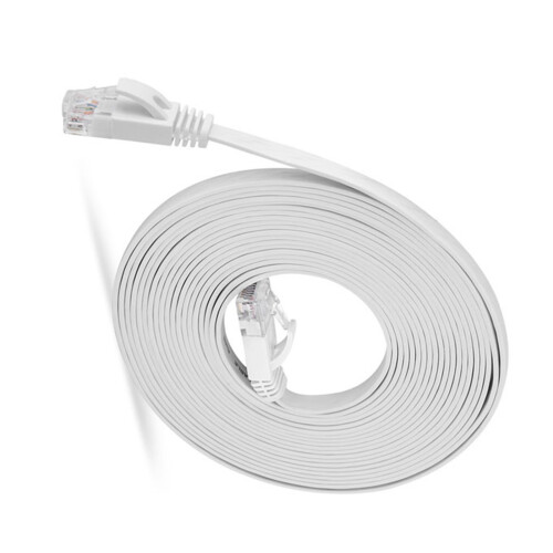 Enhanced Safety Ethernet Cable, Flat Design Ensuring No Interference With Stability, Supports1000Mbps Data Transmission Speed And Universal 2
