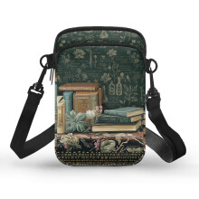 Verstellbare Umhängetasche aus trendigem Polyester mit verstellbarem Riemen, Damengröße 11 x 5 x 18 cm, ideal für den täglichen Gebrauch, mit