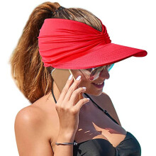 Casquette de sport pour femme avec visière, large bord et dessus ajouré, idéale pour les voyages et le soleil. Chapeaux de soleil anti-UV pour