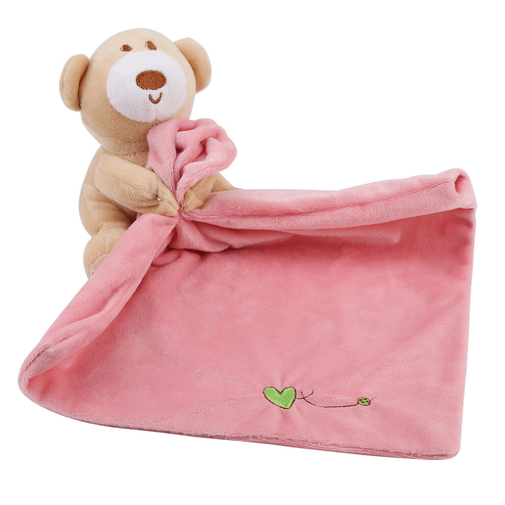 Machine Washable Security Blanket Cute Snuggle Toy Animal Plush Soft Minky Comfort Baby Eco Friendly Fabric Healthy Material Toddler Sleep Companion