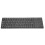 Wireless Bluetooth Keyboard, Stainless Steel Frame, Multi-Touch Touchpad, Easy-Switch For Multiple Devices, Waterproof Silicone Ensures Durability In 3