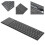 Wireless Bluetooth Keyboard, Stainless Steel Frame, Multi-Touch Touchpad, Easy-Switch For Multiple Devices, Waterproof Silicone Ensures Durability In 5