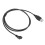 Καλώδιο Micro USB σε USB, αριστερής στροφής, δεξιάς γωνίας USB για γρήγορη μεταφορά 2