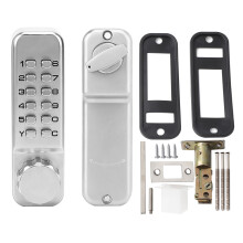 Anti Theft Mechanical Combination Lock Waterproof Zinc Alloy Construction Keyless Entry Corrosion Resistant Password Reset Function Adjustable