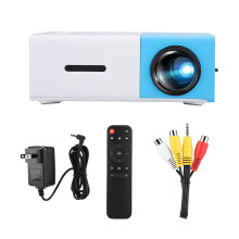 High Brightness LED Mini Projector With Smart Features, 1080P HD Resolution And Compact And Portable Frame For Indoor Outdoor Recreational Use In