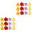 24Pièces Mini Fruit Résine Charm Polyvalent Pour Déco Téléphone 4