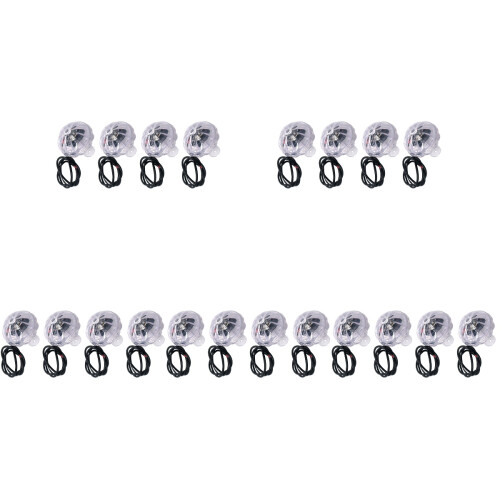 20Pièces Clignotants Transparent Auto Étanche 1