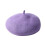 2Pièces Violet Laine Mélangée Confortable Automne Hiver 2