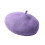 2Pièces Violet Laine Mélangée Confortable Automne Hiver 9