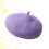2Pièces Violet Laine Mélangée Confortable Automne Hiver 11
