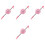 4Pièces Colliers Adaptés Usage Rose 4