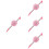 4Pièces Colliers Adaptés Usage Rose 7