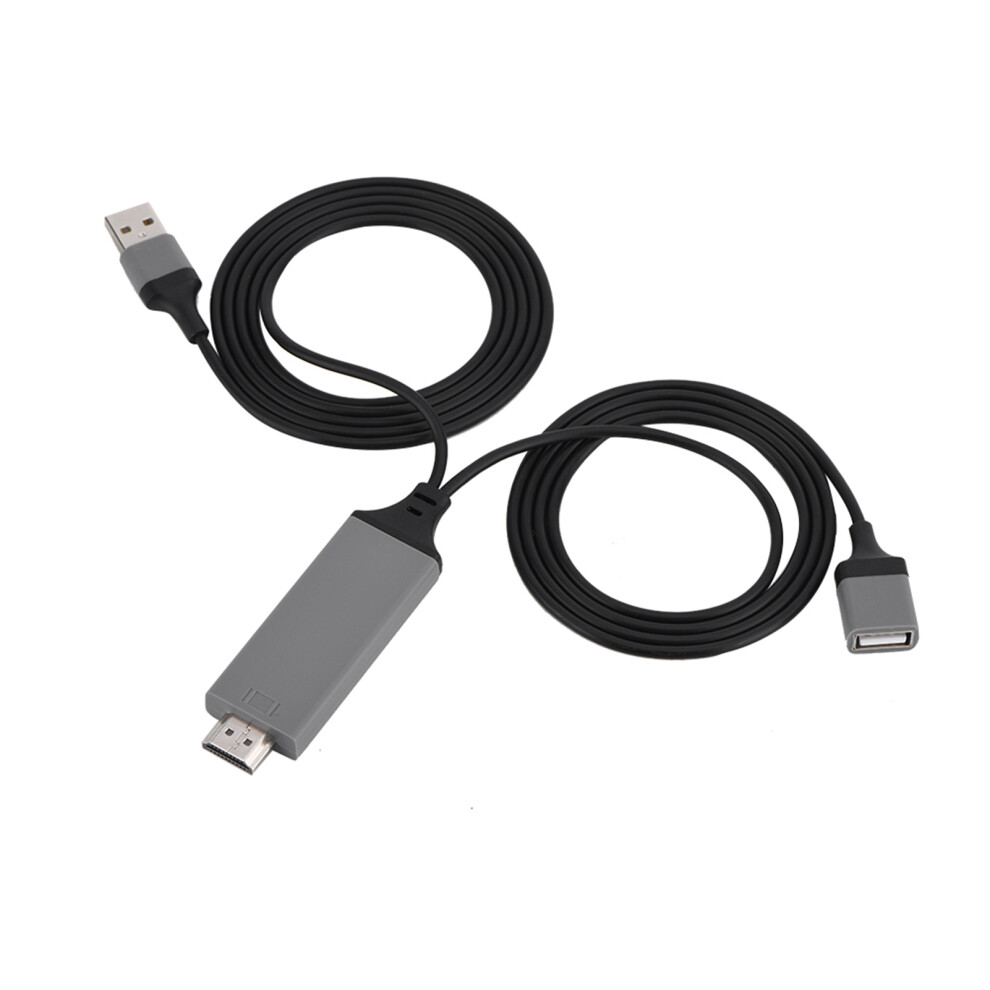 Plug And Play Lightning To Hdmi Adapter For Iphone Ipad, Mfi Certified Digital Av Converter With Full Hd1080p Resolution, Universal Compatibility 9138057919530