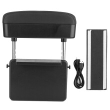 Easy To Install High Quality ABS Material Universal Auto Car Center Console Arm Rest Elbow Support With USB Interface Charging And Durable Artificial