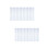 60Pièces -Livres Transparents ABS Pour Documents, Usage 8