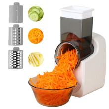 Electric Cheese Grater,Multifunctional Electric Slicer,Vegetable Slicer, Salad Maker,Food Processor for Kitchen Use