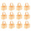12Pcs Wood Chip  Baskets Manual Woven Baskets Ornaments Candy Storage Box 1