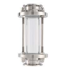 In- Sight Glass with Clamp End,Flow Sanitary Straight Sight Glass SUS316 1.5 Inch Tri Clamp Type (Flow Pipe OD 38MM)