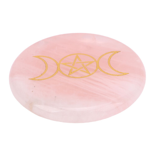 Polierter Kristallstein Typ 2 Pinker Meditationsedelstein