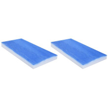 Airbrush Hobby Airbrush Spray Cabine Set Filtro, Cabine de Fibra de Vidro Substitua Filtro CompatíVel para Master, Paasche 2 PeçAs