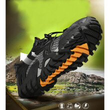 Scarpe sportive nere leggere, misura 43, ad asciugatura rapida, traspiranti con mesh