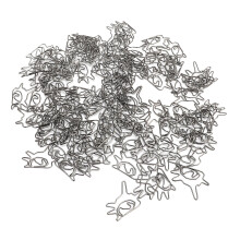100Pcs Iron Wire Fancy Paperclips for Notebooks, Bookmarks & Calendars