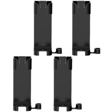 Curling Iron Storage Rack Bathroom Punch-Free Wall-Mounted Storage Rack Hair Dryer Storage Rack Black