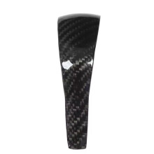 Carbon Fiber Gear Shift Knob Cover Bright Black Interior Gear Shift Lever Knob Interior for Cayenne 958 2011-17