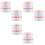 6Stk Washi Tape Coil Planer Haftnotizen Journal Sticker 3