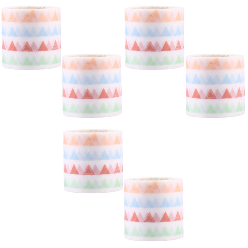 6Stk Washi Tape Coil Planer Haftnotizen Journal Sticker 2
