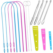 1Set Drawstring Threader Kit Sewing Tool for Crafts for Beads to Use for DIY Sewing Projects and Clothing Adjustments