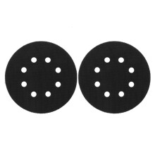 2PCS 5 Inch(125Mm) 8-Hole Soft Sponge Interface Pad for Sanding Pads and Hook and Loop Sanding Discs for Uneven Surface Polishing