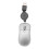 USB Wired Mouse Retractable Cable Tiny Small Mouse 1600 DPI Optical Compact Travel Mice for Windows 98 2000 XP Vista Ve (Silver) 1