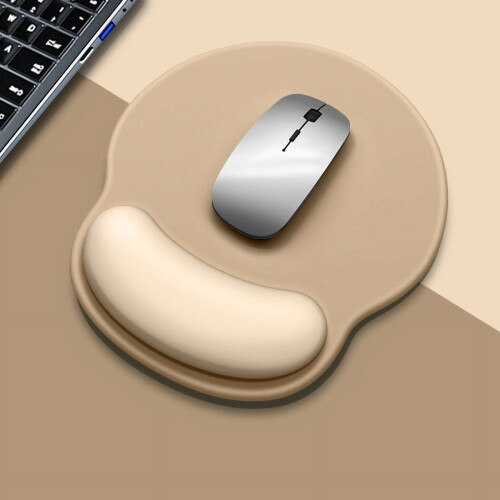 Mouse Pad με υποστήριξη καρπού, εργονομικό mouse pad παιχνιδιών με αντιολισθητική βάση PU