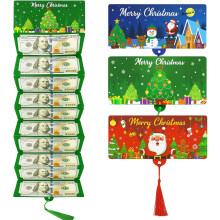 Enveloppes cadeaux de Noël en espèces, 10 compartiments, carnet de cartes cadeaux de Noël pour les fêtes