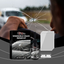 20ml Windshield Crack Repair Kit with Fluid – Quick Fix for Car Windscreen & Glass, Compatible with Most Vehicles