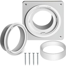 Dryer Vent Hose Connector Kit Dryer Vent Wall Plate Dryer Duct Connector Wall Vent with Quick Connect Disconnect Dryer Connector