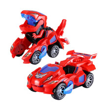2-in-1 transformerende dinosaurus LED-auto, automatische dinosaurus-transformerlamp voor kinderen en peuters